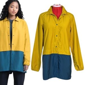 Herschel Supply Co. Yellow and Blue Women’s Windbreaker Jacket Size XS